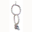 GIOCO BIRD ANELLI IN CORDA CM 15X40